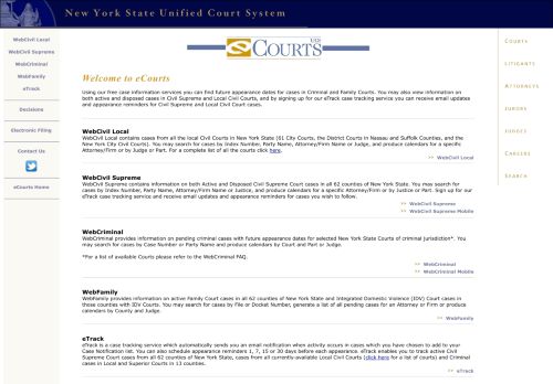 
                            1. eCourts - New York State Unified Court System