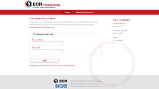 
                            2. ECR Customer Portal | ECR International