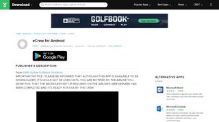 
                            5. eCrew for Android - Free download and software reviews - CNET ...