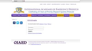 
                            1. ED-Q Login - International Academies of Emergency Dispatch