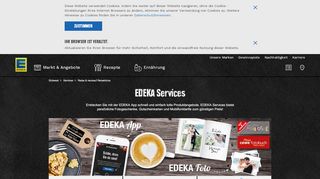 
                            2. EDEKA Services – unser Angebot für Sie!