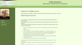 
                            4. EDEN Participation Agreement