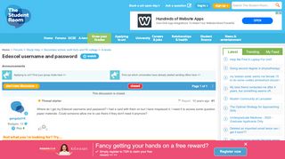 
                            3. Edexcel username and password - The Student Room
