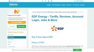 
                            6. EDF Energy - Tariffs, Reviews, Account Login, Jobs & More - Selectra