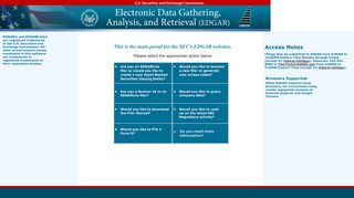 
                            4. EDGAR Portal - SEC.gov