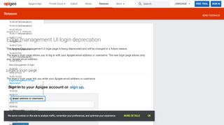 
                            7. Edge management UI login deprecation | Apigee Docs