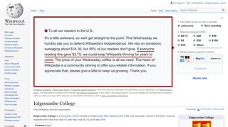 
                            3. Edgecumbe College - Wikipedia