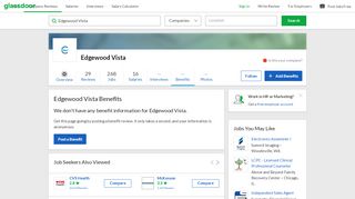 
                            7. Edgewood Vista Employee Benefits and Perks | Glassdoor