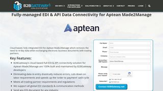 
                            9. EDI for Aptean Made2Manage | B2BGateway