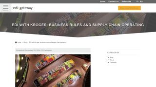 
                            9. EDI implementation | Kroger's EDI business rules and ... - EDI Gateway