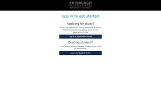 
                            1. Edinburgh Business School Student Portal