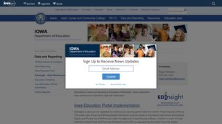 
                            3. EdInsight - Data Warehouse | Iowa Department of Education