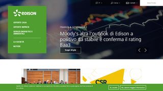 
                            6. Edison, azienda italiana leader nel mercato energetico