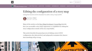 
                            7. Editing the configuration of a story map - Story Maps Developers ...