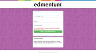 
                            5. Edmentum® Learning Environment Login