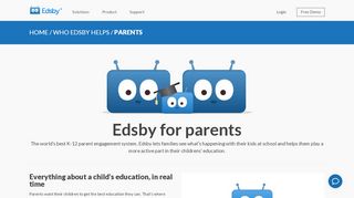 
                            4. Edsby for Parents - How Edsby helps parents