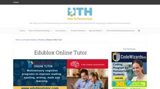 
                            9. Edublox Online Tutor | How to Homeschool