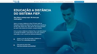 
                            2. Educação a Distância do Sistema Fiep - Sesi