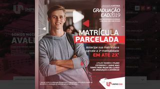 
                            1. Educação a Distância UNIPAR - Vestibular 2019