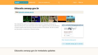 
                            7. Educatio Senasp (Educatio.senasp.gov.br) - Welcome to ...