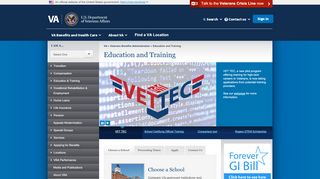 
                            4. Education and Training Home - VA.gov