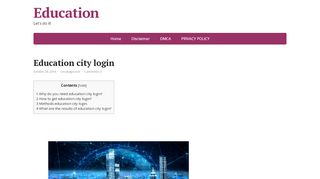 
                            5. Education city login - Education