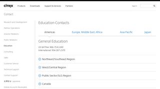 
                            1. Education Contacts - Citrix