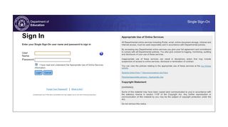 
                            3. Education Department - Single Sign-On - Outlook