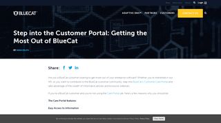 
                            4. Education Step into the Customer Portal - BlueCat Networks