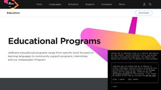 
                            4. Educational Programs - JetBrains