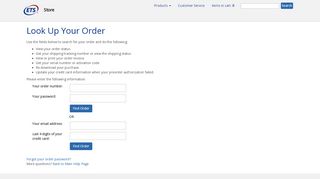 
                            5. Educational Testing Service Online Store - Look Up Your Order