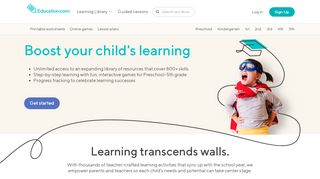 
                            1. Education.com | #1 Educational Site for Pre-K through 5