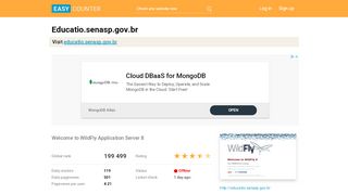 
                            1. Educatio.senasp.gov.br: Welcome to WildFly Application ...