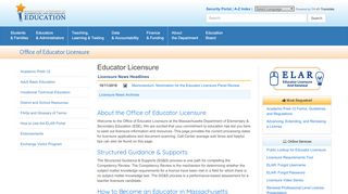 
                            3. Educator Licensure - doe.mass.edu