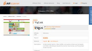 
                            6. Edumero CPA Offer | VigLink Affiliate Offers | Affscanner