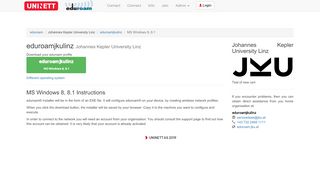 
                            3. eduroam Johannes Kepler University Linz eduroamjkulinz for MS ...
