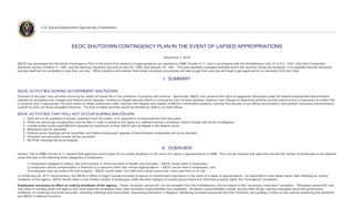 
                            5. EEOC Shutdown Contingency Plan in the Event …