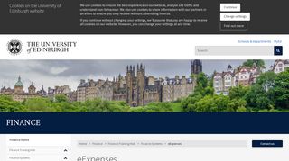 
                            5. eExpenses | The University of Edinburgh