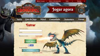 
                            8. Efetuar login – Jogo Como Treinar o seu Dragão – School of ...