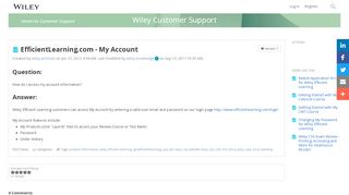 
                            9. EfficientLearning.com - My Account | Wiley