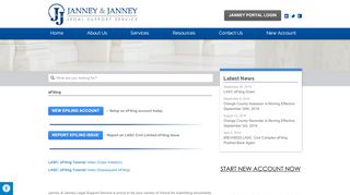 
                            6. eFiling - Janney & Janney - Legal Support Services