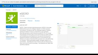 
                            8. eGECKO - Azure Marketplace - Microsoft