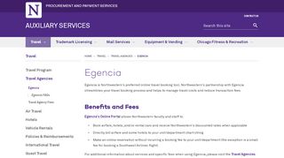 
                            9. Egencia: Auxiliary Services - Northwestern University