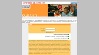 
                            6. eGrants Login