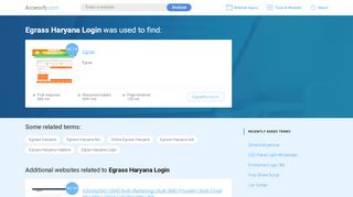 
                            5. Egrass Haryana Login at top.accessify.com