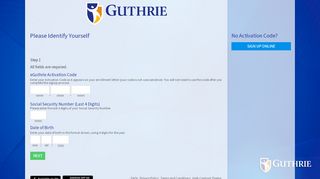 
                            2. eGuthrie - Signup Page - eGuthrie - Login Page