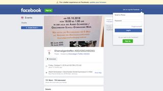 
                            4. Ehemaligentreffen ASG/GSG/ASGSG - Facebook