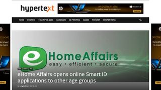 
                            9. eHome Affairs opens online Smart ID applications to other ...