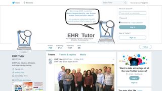 
                            3. EHR Tutor (@EHRTutor) | Twitter