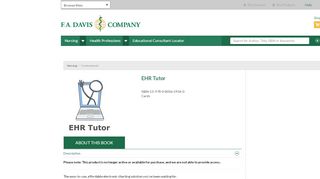 
                            7. EHR Tutor - F.A. Davis Company